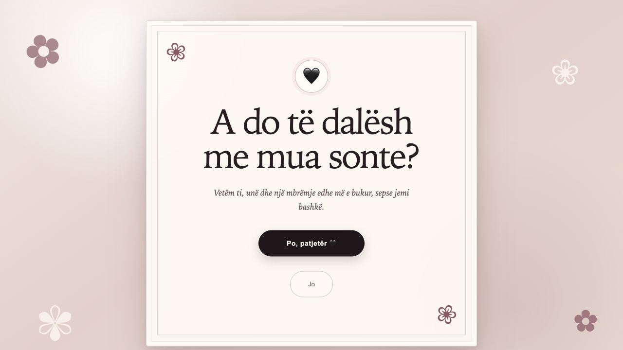 Pamje nga Një pyetje për sonte