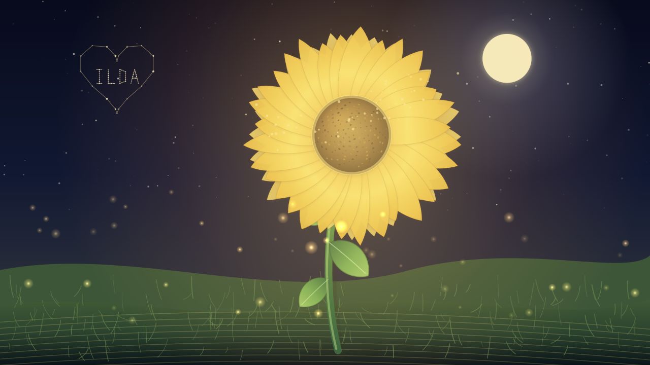 Pamje nga Night Sunflower